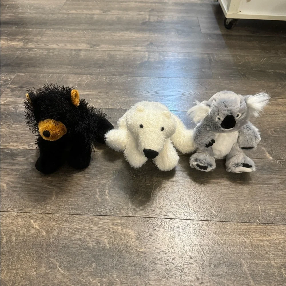 Set of 3 Ganz Webkins‎ Stuffed Animals from 2006-2007